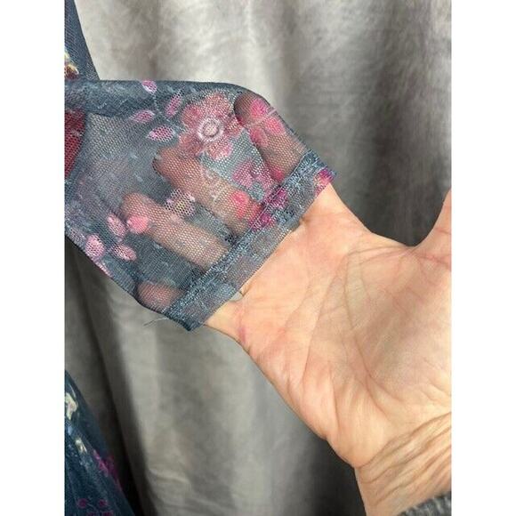 True Craft Girls Short Sleeve Floral Dress Size L - Picture 3 of 7